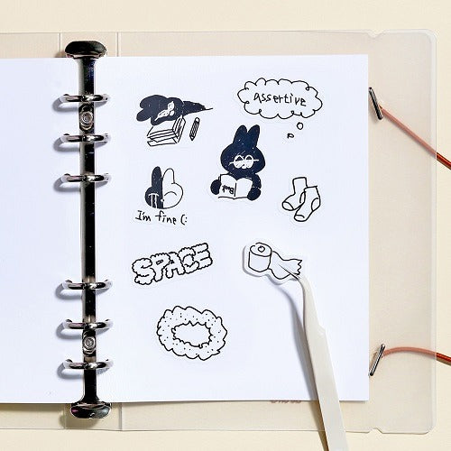 [Be on D] Deco Pocket A6 Binder Sticker Release Paper Refill Be on D  DKshop