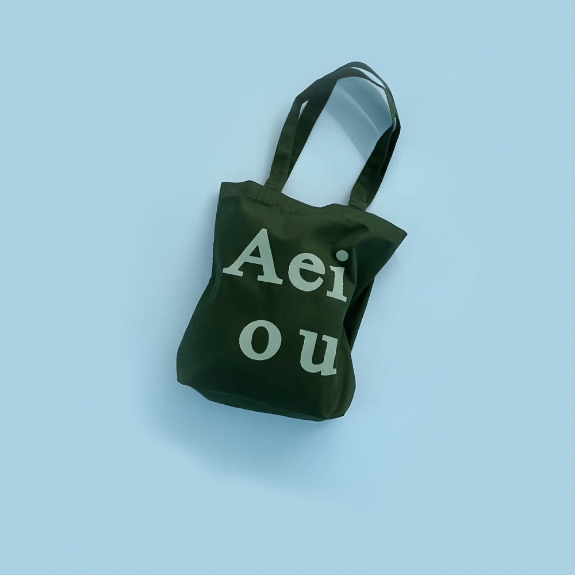 Aeiou Logo Bag (Cotton 100%) Jungle Aeiou  DKshop