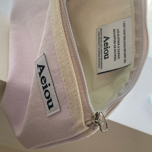 Aeiou Basic Pouch (L size) Pink Hula Berry Aeiou  DKshop