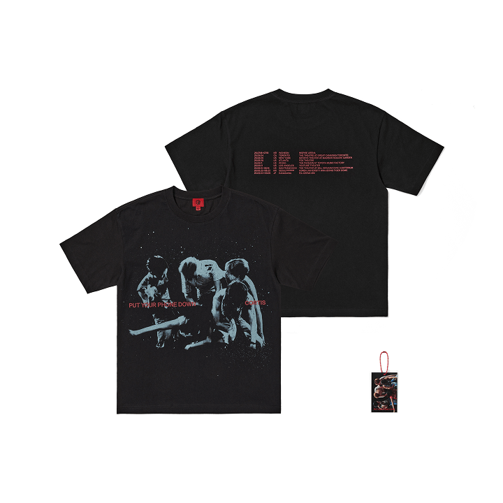 [PRE-ORDER] CORTIS - [PUT YOUR PHONE DOWN] TOUR Routing T-Shirt (Black) CORTIS  DKshop