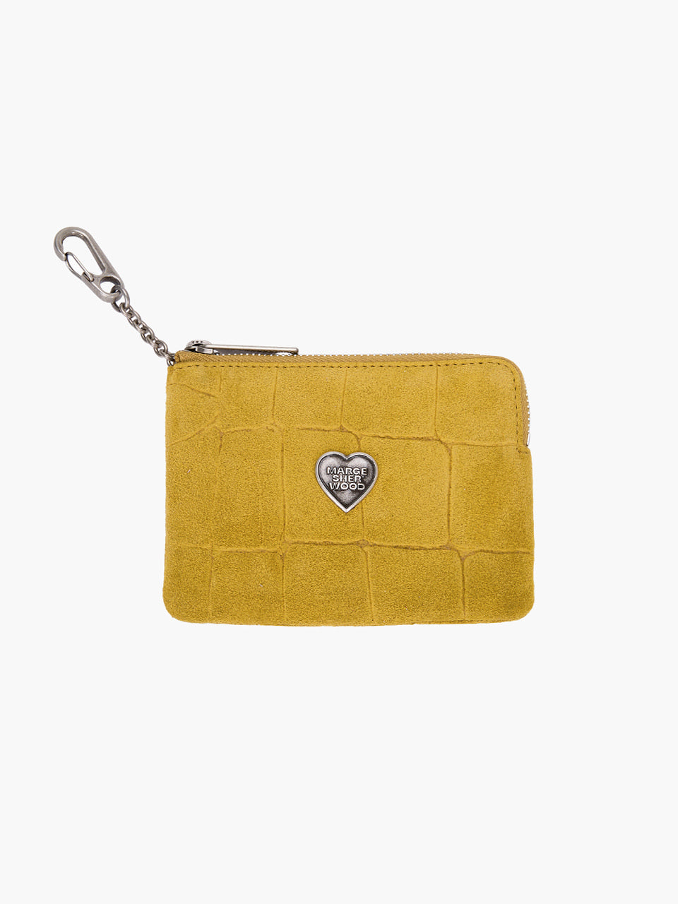 MARGESHERWOOD HEART ZIPPER WALLET_SILVER LOGO MARGESHERWOOD  DKshop