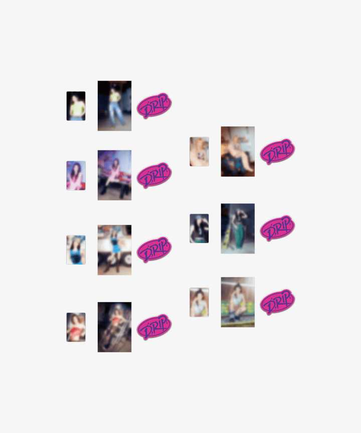 BABYMONSTER - [DRIP] BABYMONSTER MAGNET + POSTCARD SET BABYMONSTER  DKshop