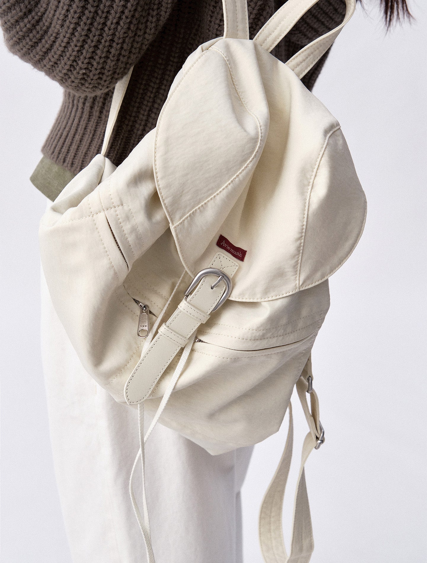 Avie muah Nylon Covered Backpack Avie muah  DKshop