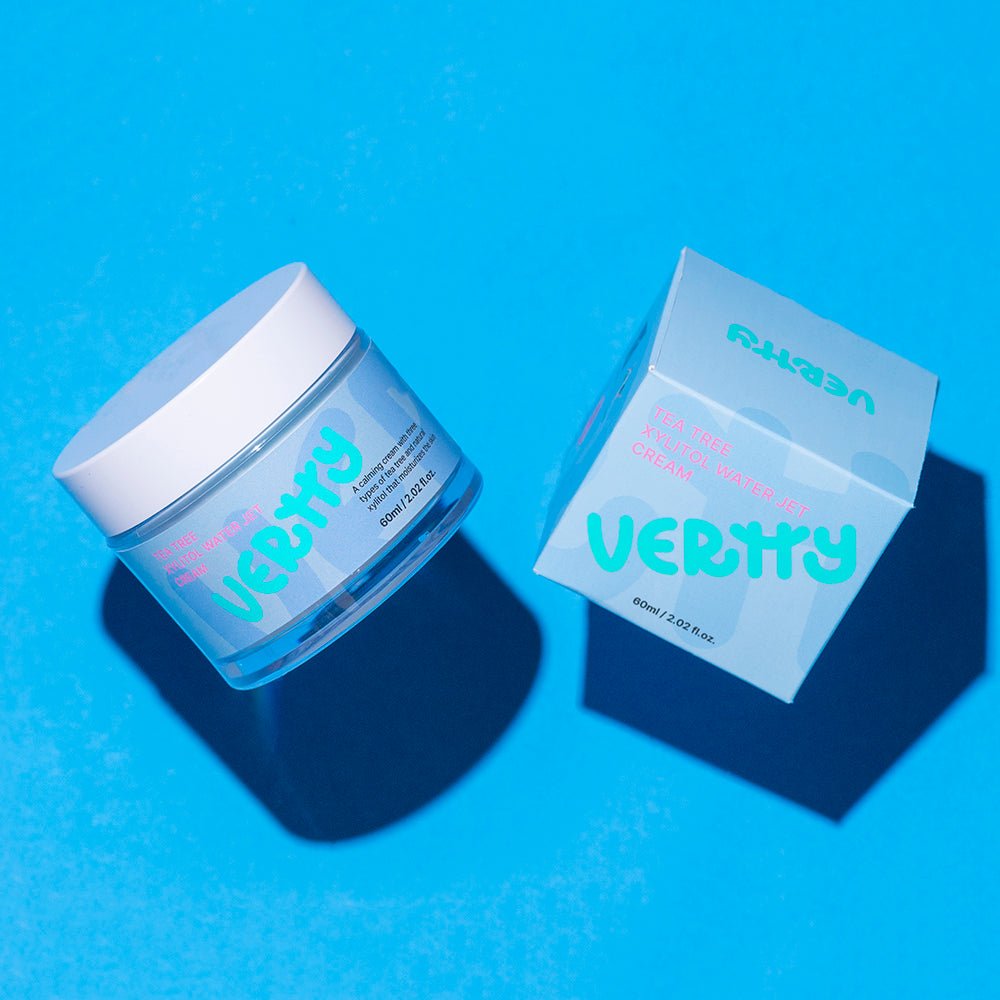[VERTTY] TEA TREE XYLITOL WATER JET CREAM 60ml VERTTY  DKshop