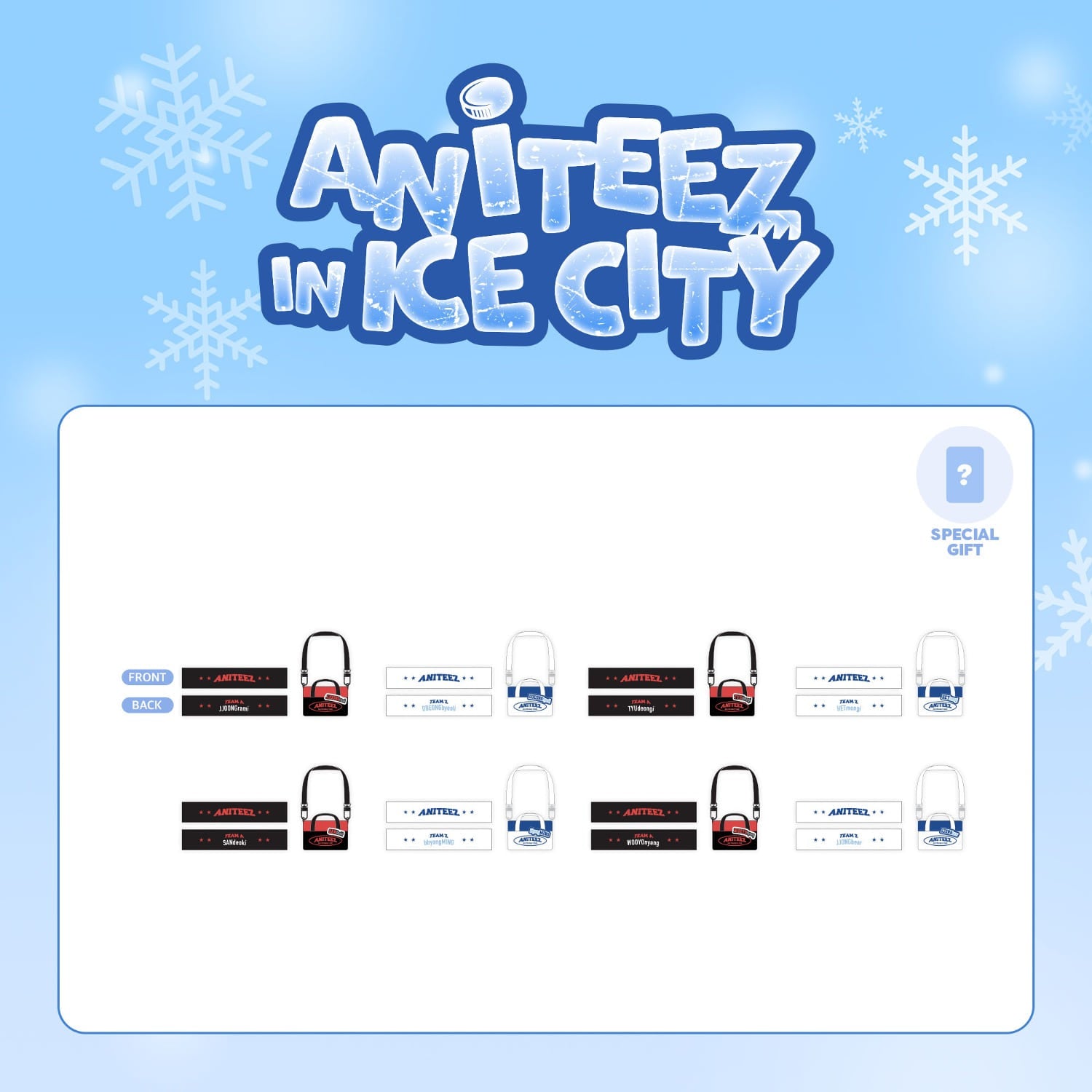 [ANITEEZ IN ICE CITY] ATEEZ - HOCKEY CLUB MASCOT SET | DKshop