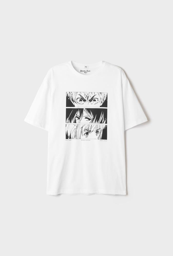 [SPAO × ATTACK ON TITAN] Short Sleeve T-Shirt SPAO  DKshop