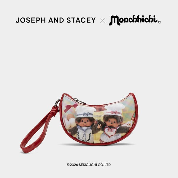 ⑲もっちー.。◦♡‬ JOSEPH AND STACEY X monchhichi] Bib Pouch Chief Team Monchhichi