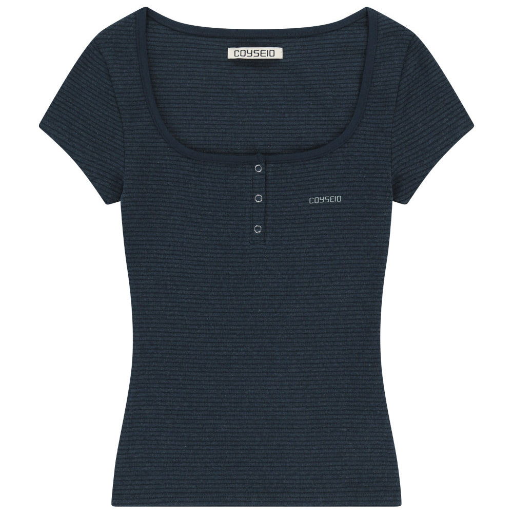 COYSEIO PRONG SNAP MINI LOGO TEE (aespa GISELLE Wear) COYSEIO  DKshop