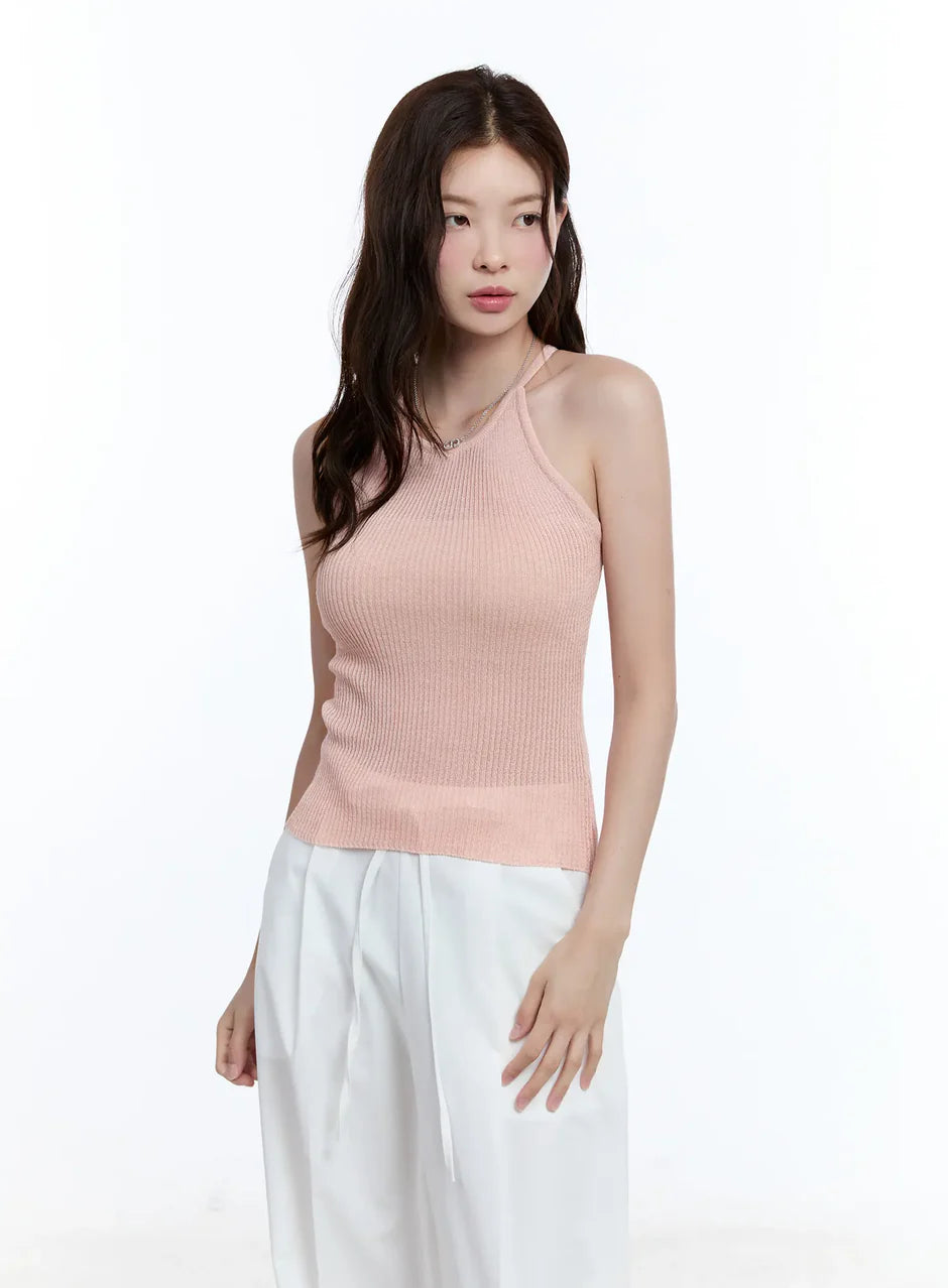 LEWKIN Linen Halter Top LEWKIN  DKshop
