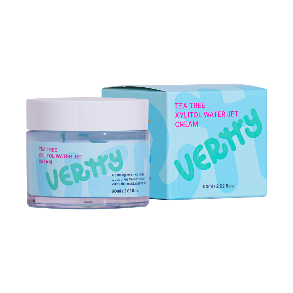 [VERTTY] TEA TREE XYLITOL WATER JET CREAM 60ml VERTTY  DKshop
