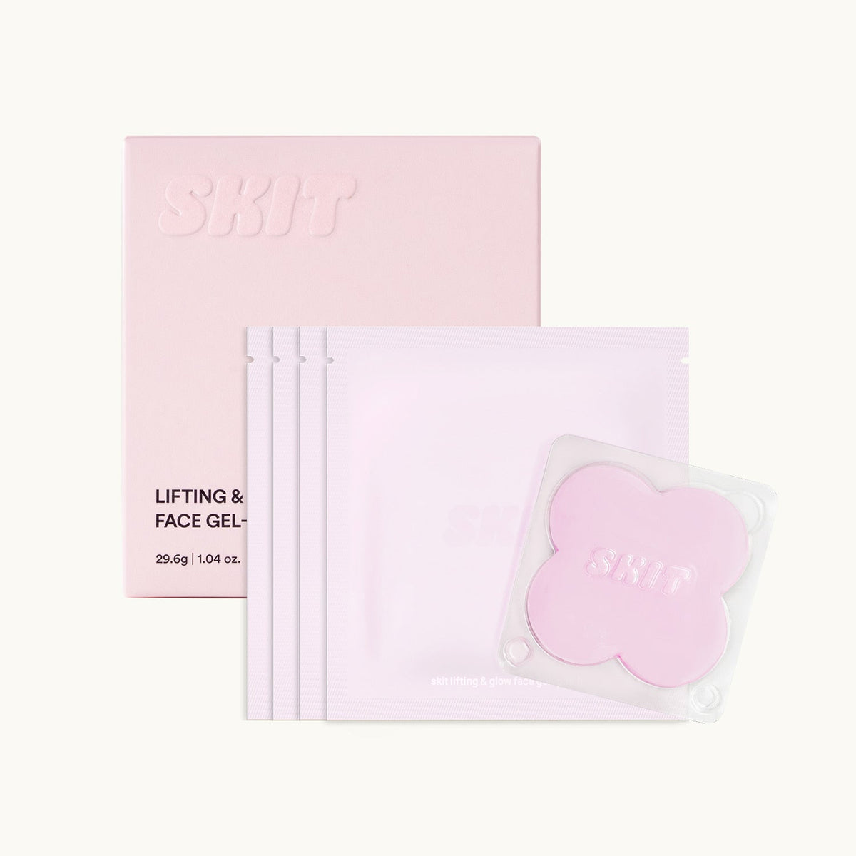 [SKIT] Clover Lifting & Glow Face Gel Patch (4 Pairs) SKIT  DKshop