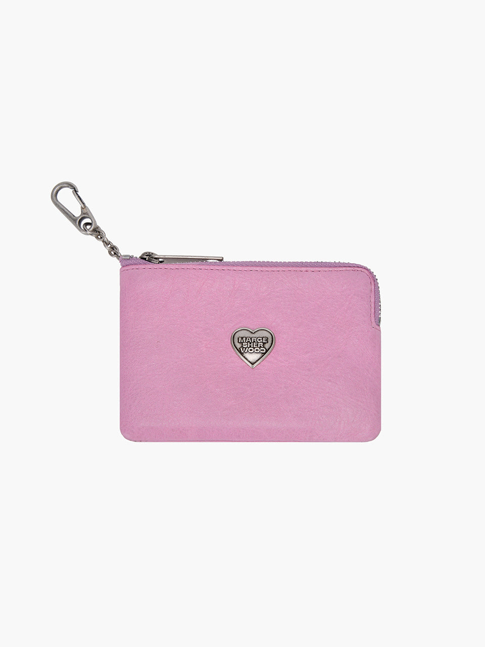 MARGESHERWOOD HEART ZIPPER WALLET_SILVER LOGO MARGESHERWOOD  DKshop