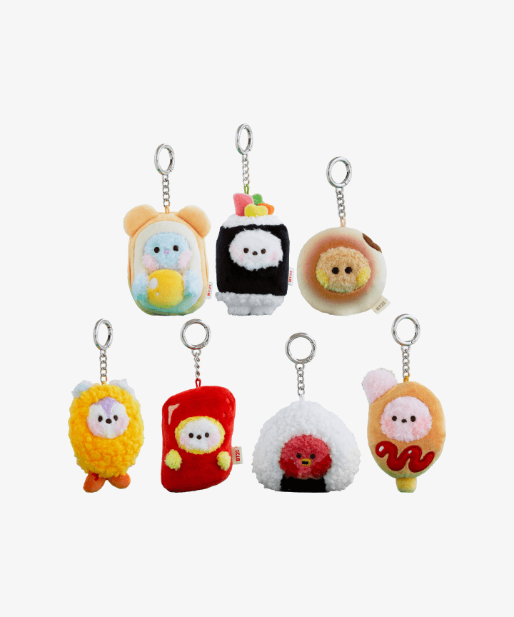 BT21 MINII BUNSIK PLUSH KEYRING