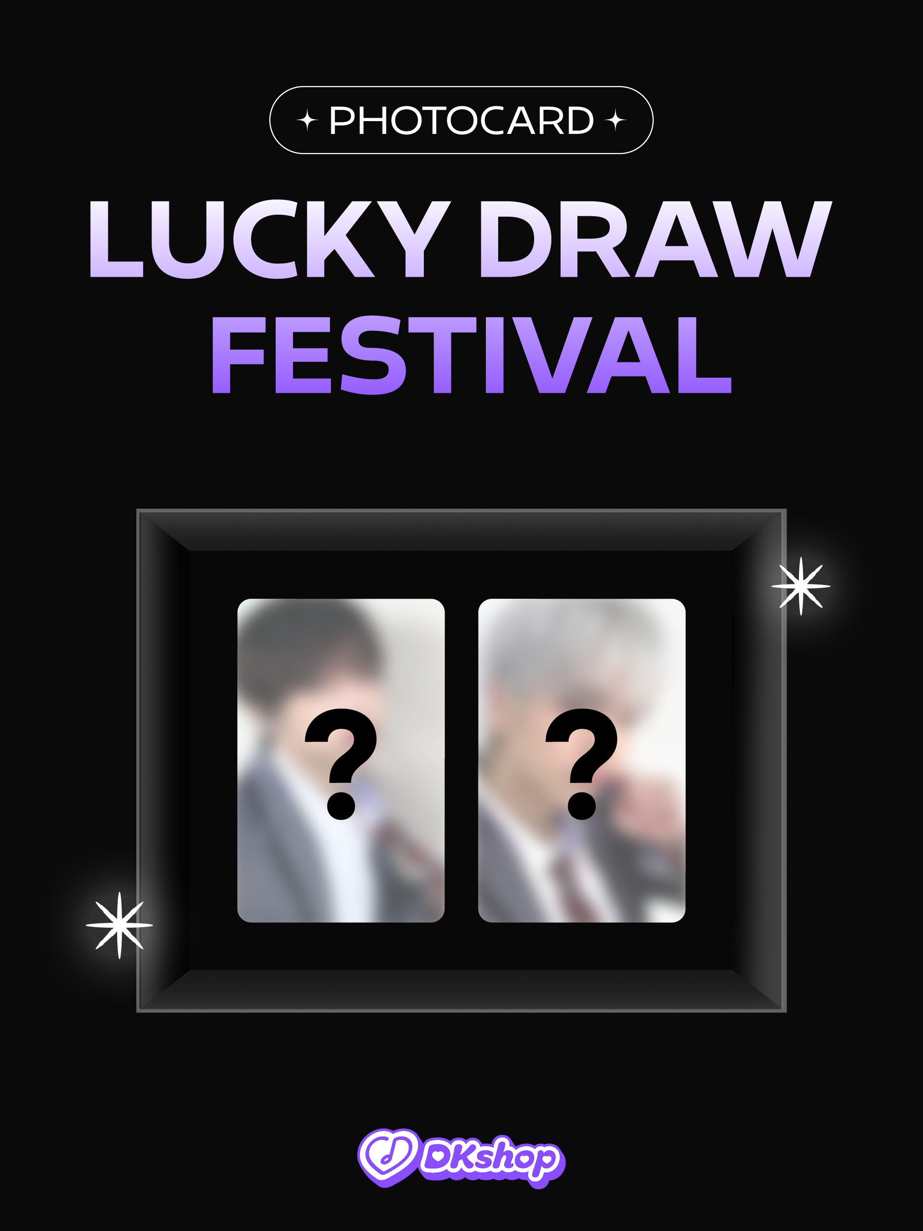(FREE GIFT) Photocard Lucky Draw Festival DKshop  DKshop