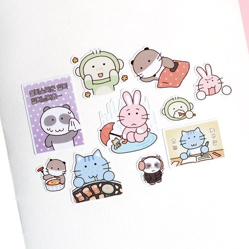 [Be on D] After the Rain, Today’s Diary Sticker Pack (5 Sheets)