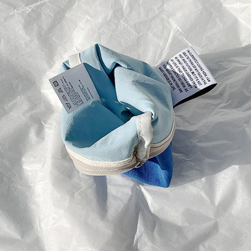 Aeiou Basic Pouch (M size) Pado Blue Aeiou  DKshop