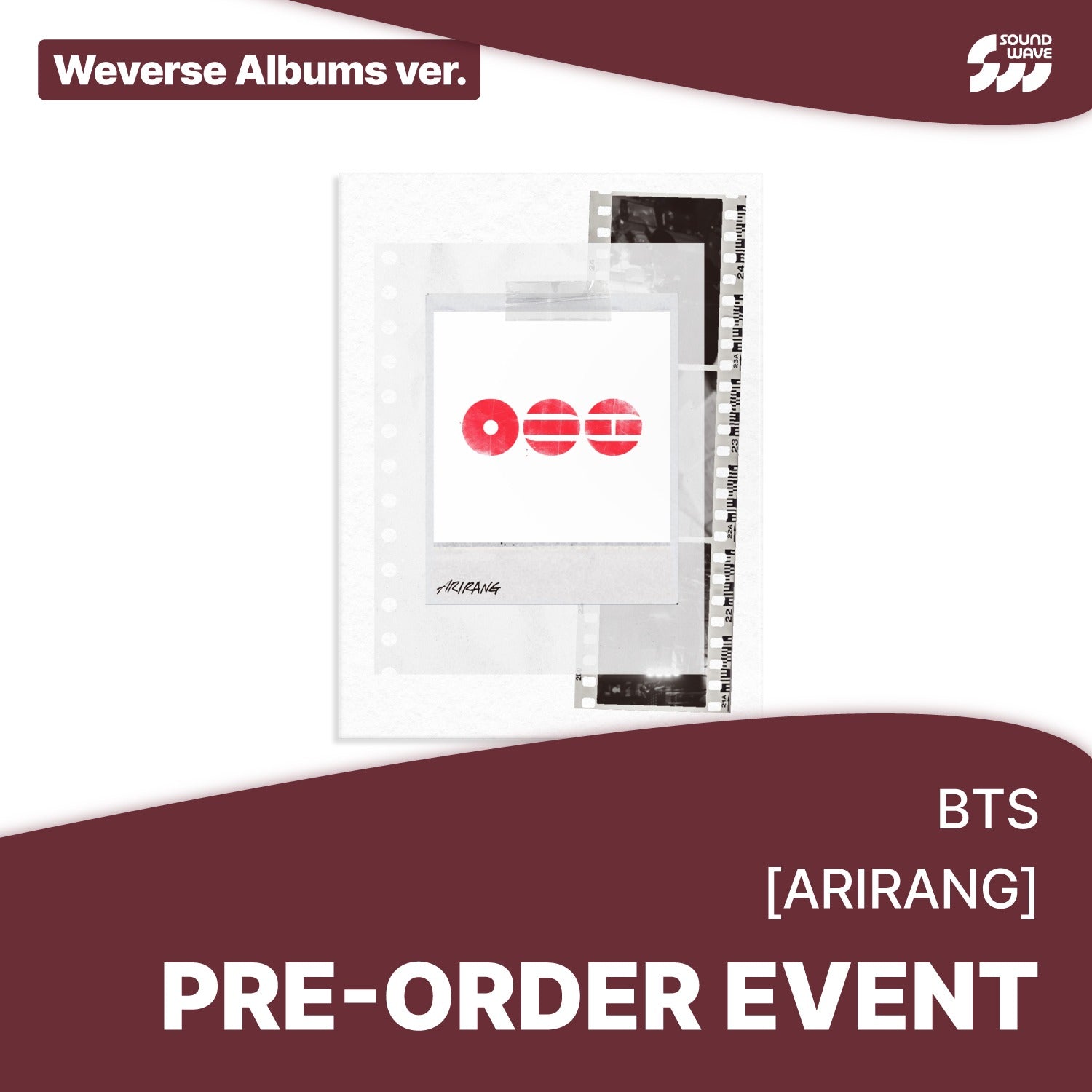 [PRE-ORDER] [SOUNDWAVE POB] BTS - 5th Album ARIRANG (Weverse Albums Ver.) BTS  DKshop