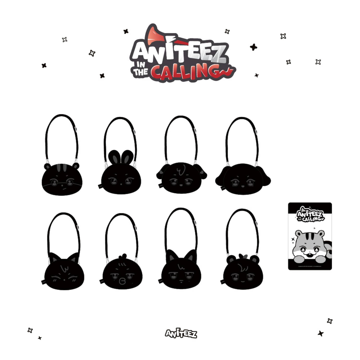 [PRE-ORDER] ATEEZ - [ANITEEZ IN THE CALLING] FACE POUCH BAG ATEEZ  DKshop