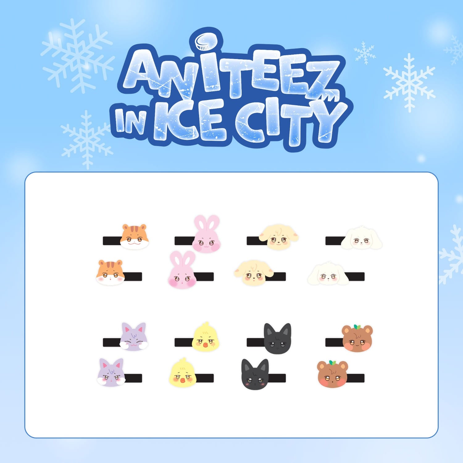 [ANITEEZ IN ICE CITY 2ND MD] ATEEZ - HAIR PIN | DKshop