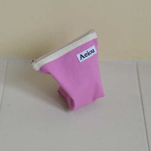 Aeiou Basic Pouch (M size) Cosmos Pink Aeiou  DKshop