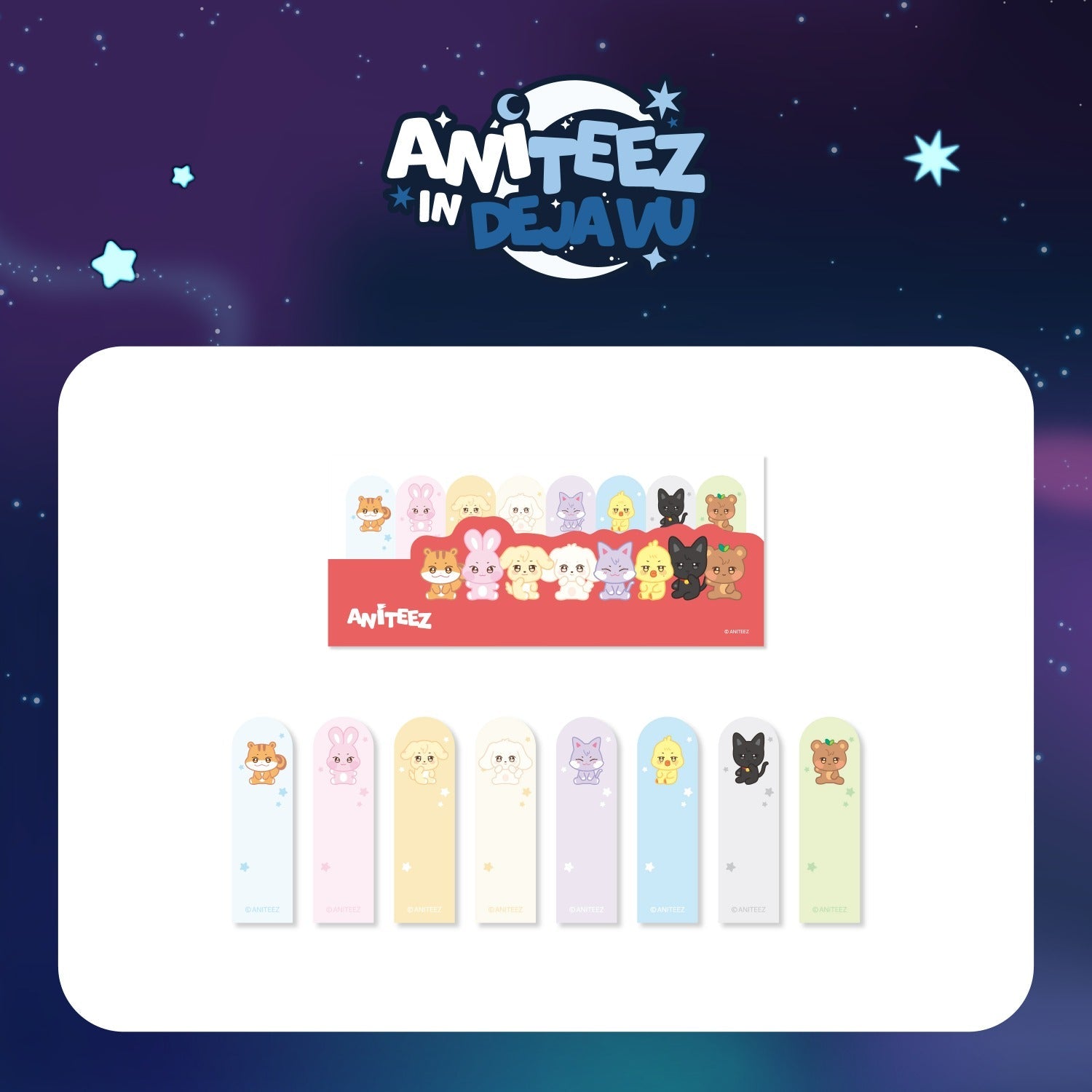 [PRE-ORDER] ATEEZ - [ANITEEZ IN DEJAVU] INDEX STICKY MEMO SET ATEEZ  DKshop