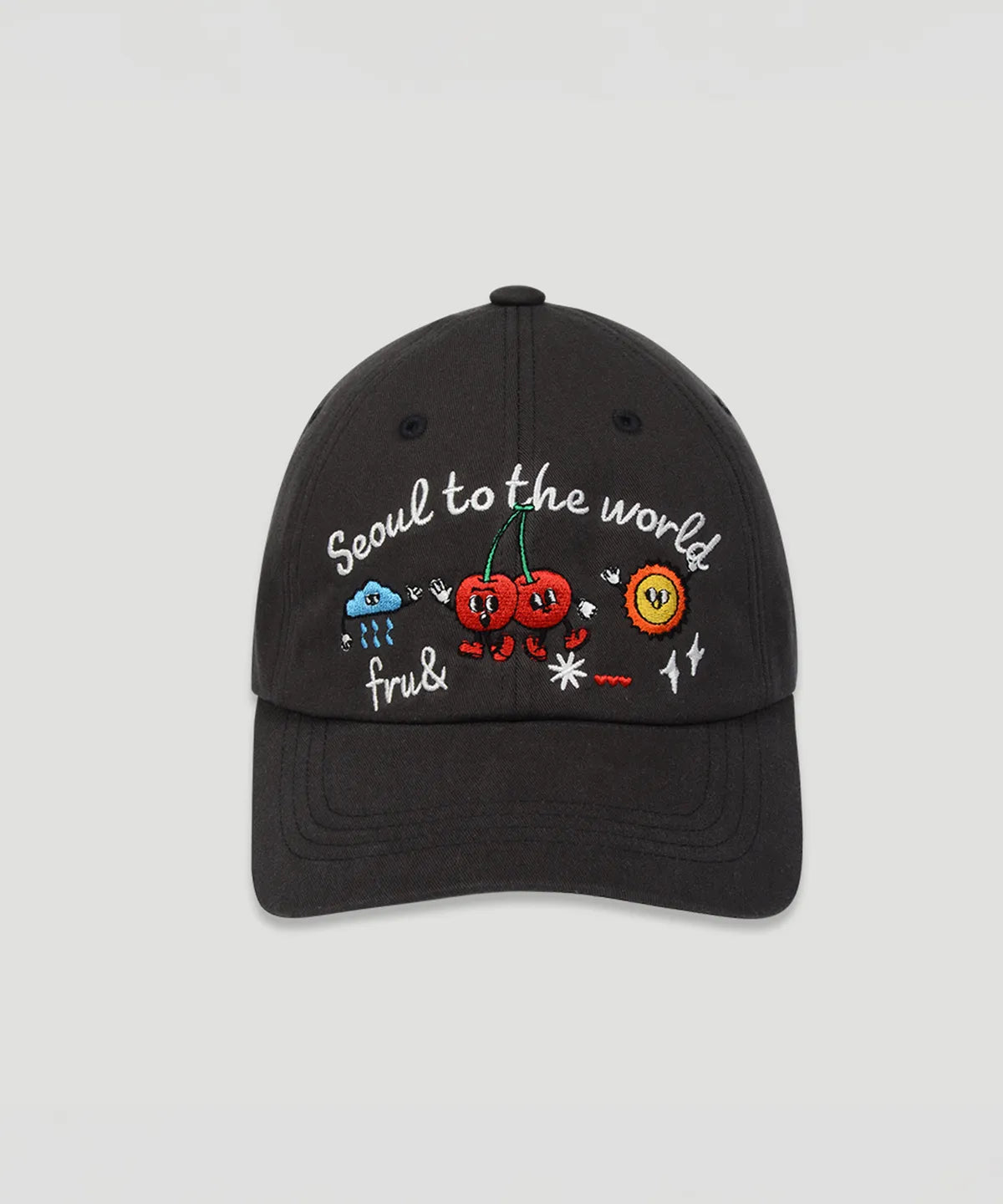 fru& Seoul Multi Logo Ball Cap fru&  DKshop