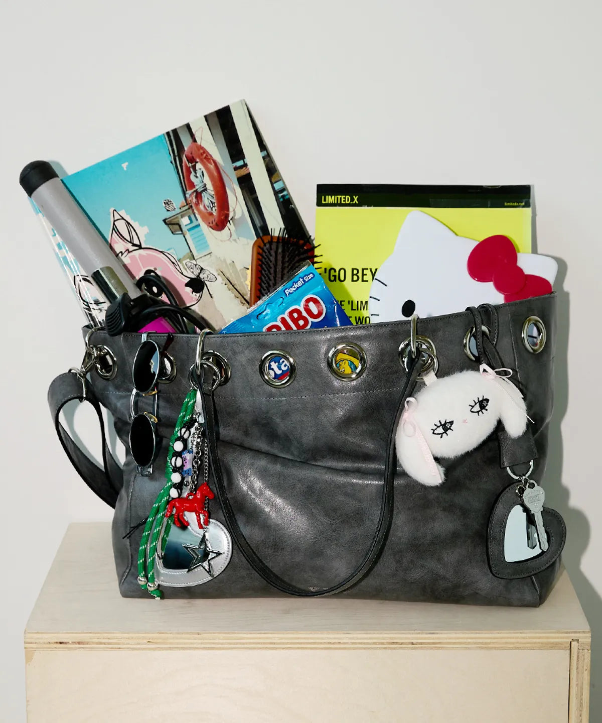 VVV Heart Mirror Large Tote Shoulder Bag VVV  DKshop
