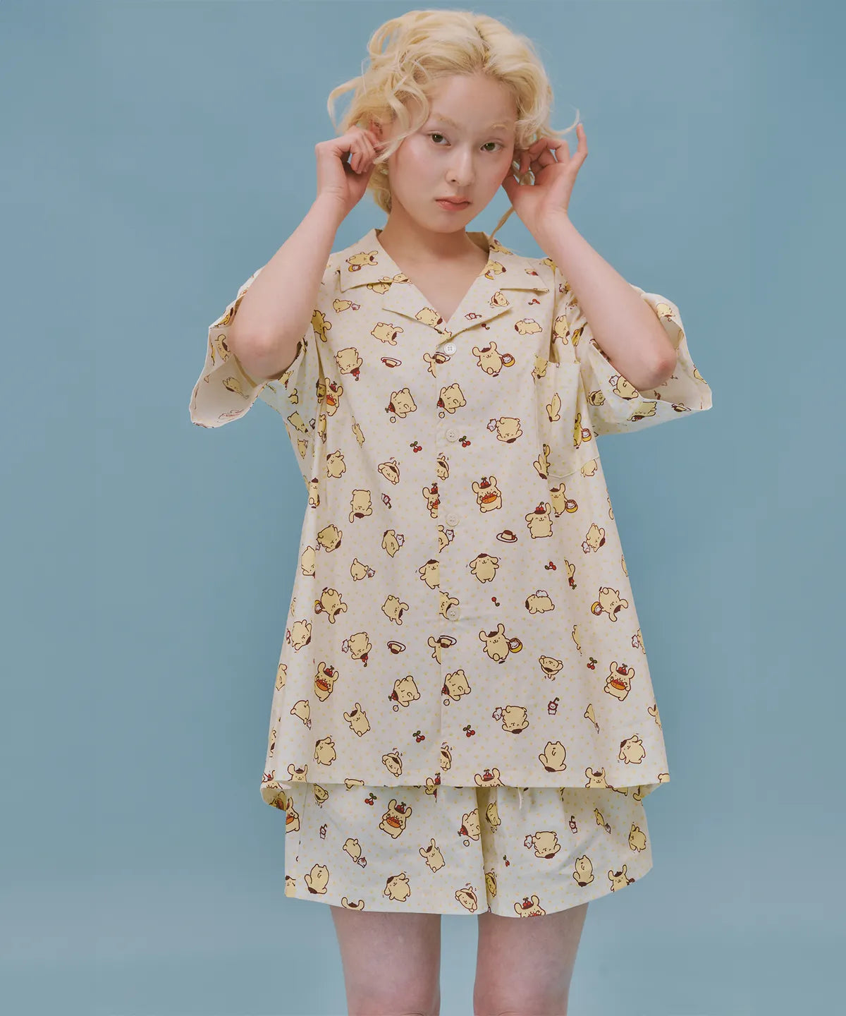 [OGGITT X Pompompurin] Residence Pajama Cream Yellow OGGITT  DKshop