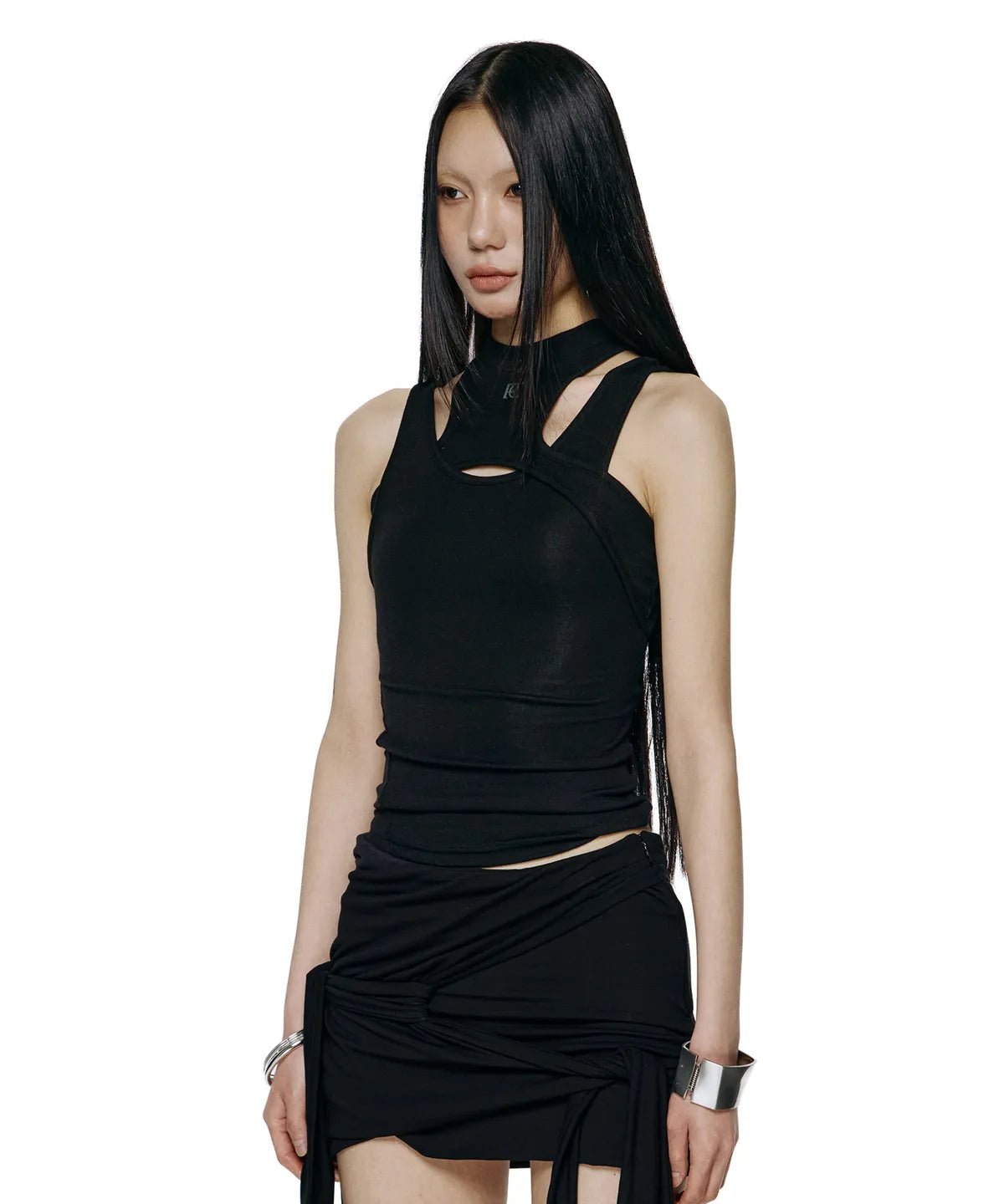 ROCKCAKE Overlap Tank Sleeveless 3 colors ROCKCAKE  DKshop