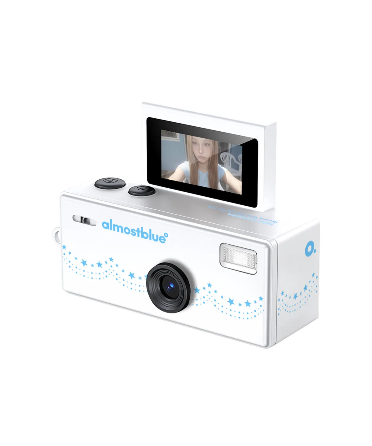 [ALMOSTBLUE] Snow Flip Mini Digital Camera ALMOSTBLUE  DKshop