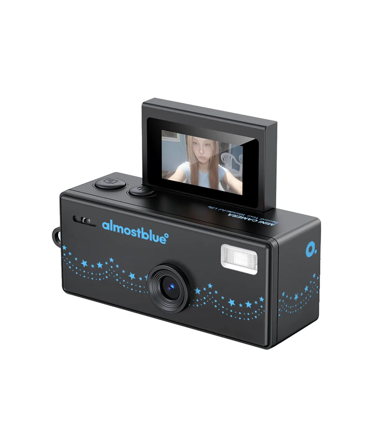 [ALMOSTBLUE] Snow Flip Mini Digital Camera ALMOSTBLUE  DKshop
