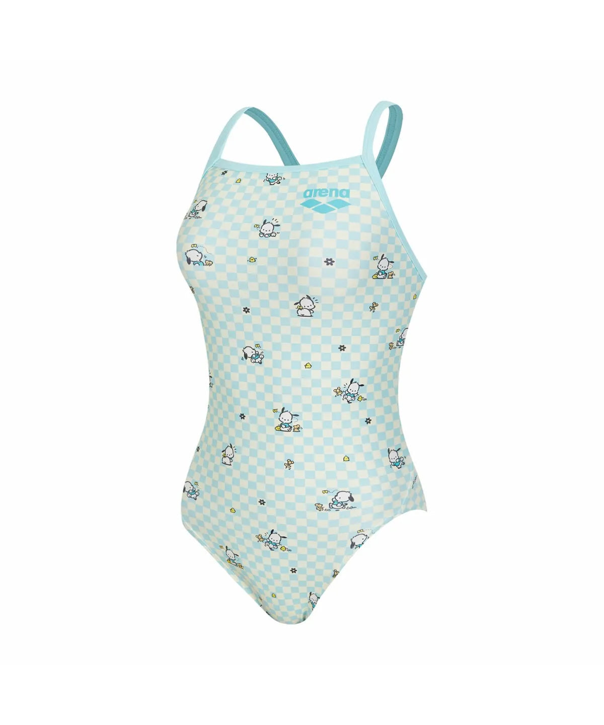 [arena X Sanrio] Pochacco Single Strap Back Swimsuit arena  DKshop