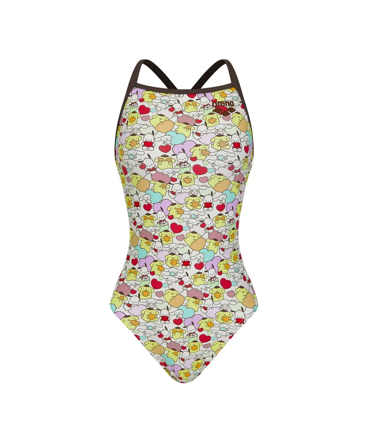 [arena X Sanrio] Sanrio Characters Triple Cross Back Swimsuit arena  DKshop