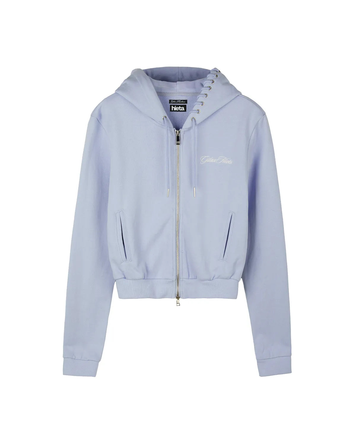 [Gila Archive X hieta] SIDE EYELET SIGNATURE LOGO HOOD ZIP-UP Gila Archive  DKshop