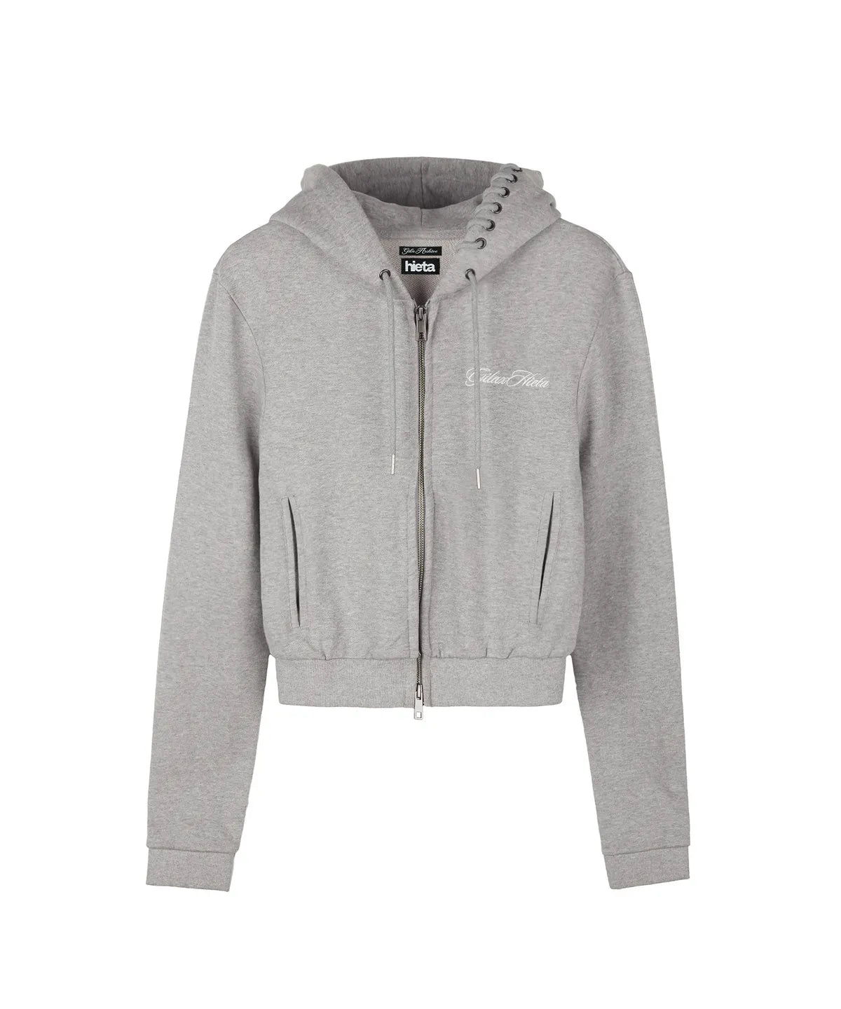[Gila Archive X hieta] SIDE EYELET SIGNATURE LOGO HOOD ZIP-UP Gila Archive  DKshop