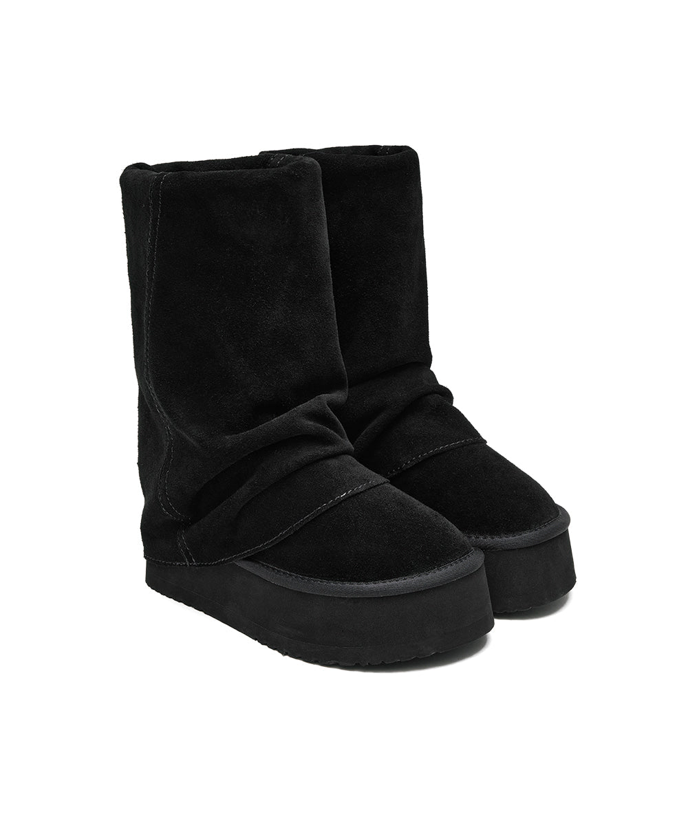 [Rockfish Weatherwear] MAXI FOLDED BOOTS MIDDLE(10inch) Rockfish Weatherwear  DKshop
