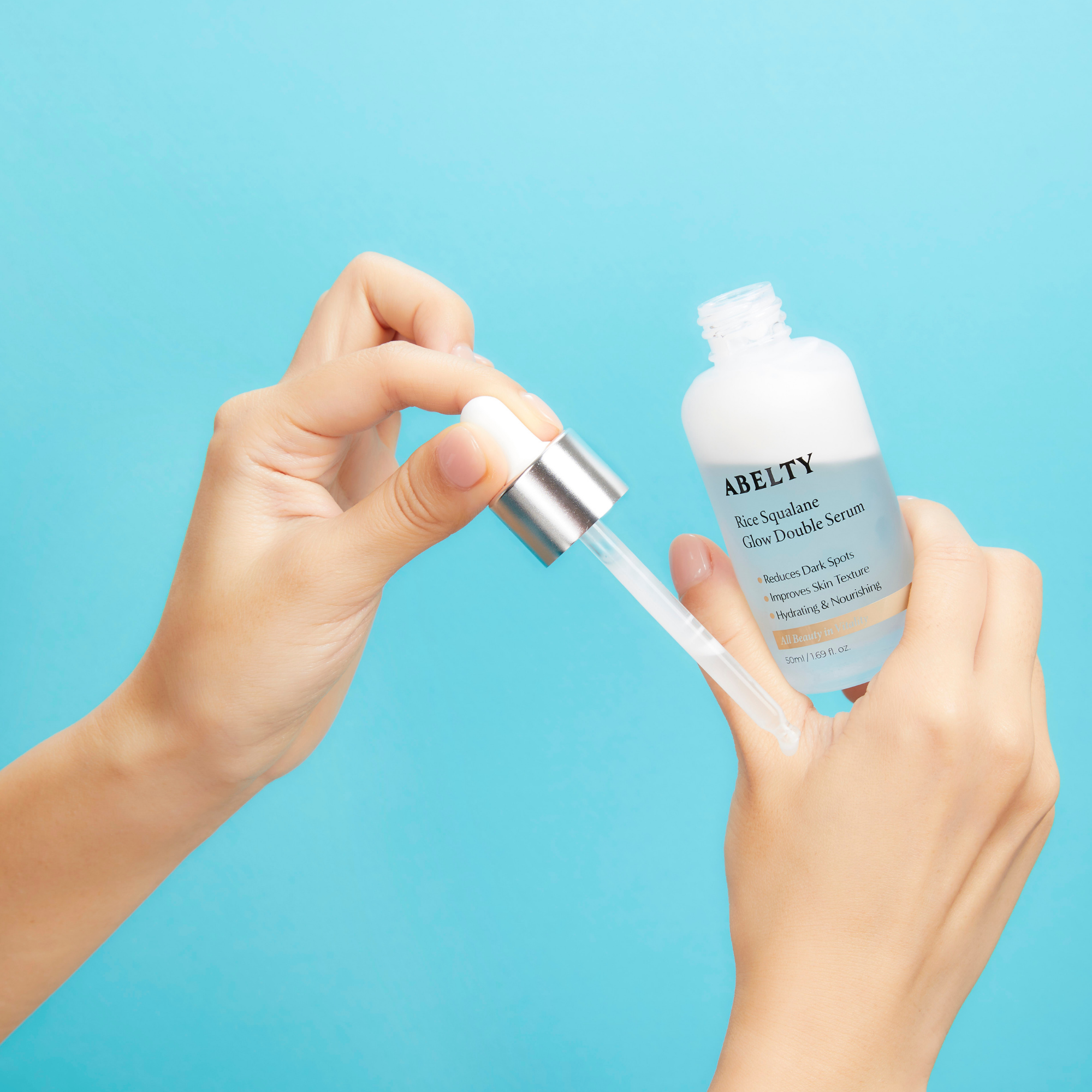 ABELTY RICE SQUALANE GLOW DOUBLE SERUM ABELTY  DKshop