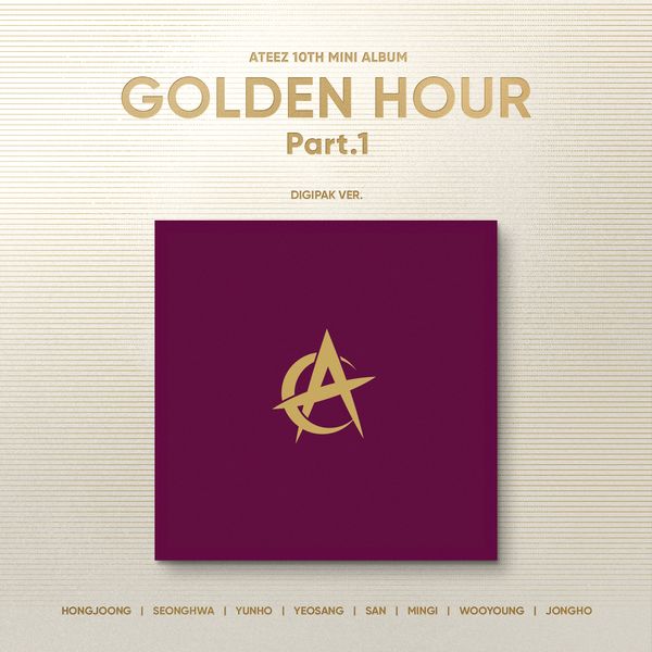 ATEEZ - 10th Mini Album GOLDEN HOUR : Part.1 (Digipak Ver.)