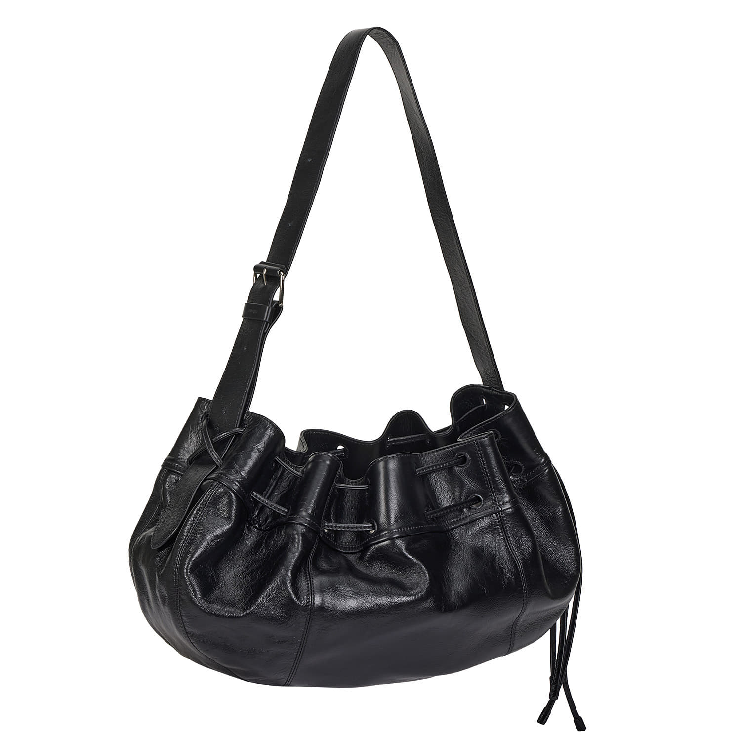 vunque Perfec Wave String Leather Hobo Bag L vunque  DKshop