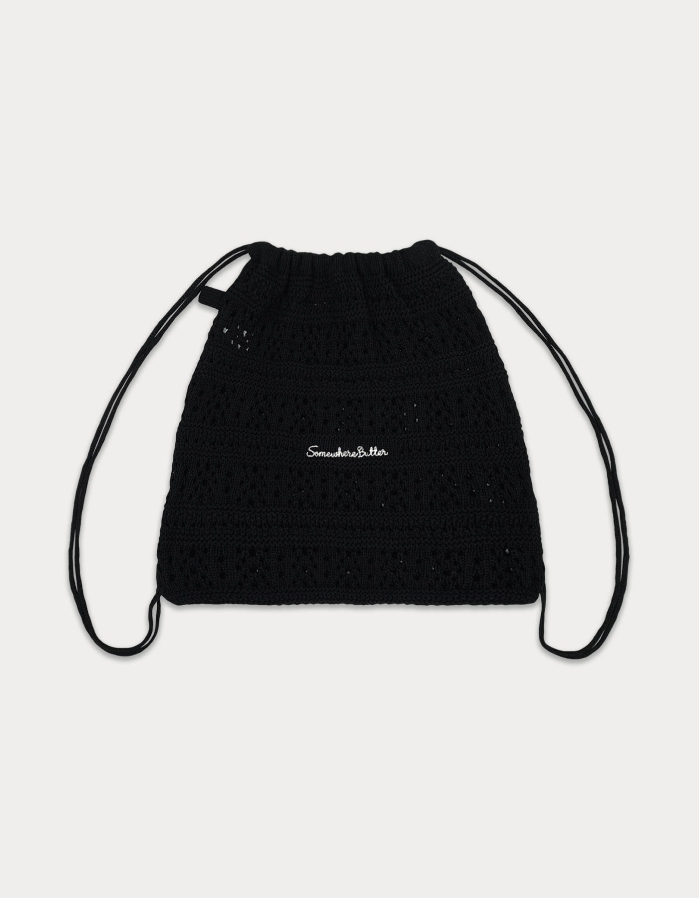 SOMEWHERE BUTTER. Yogurt knit string bag SOMEWHERE BUTTER.  DKshop