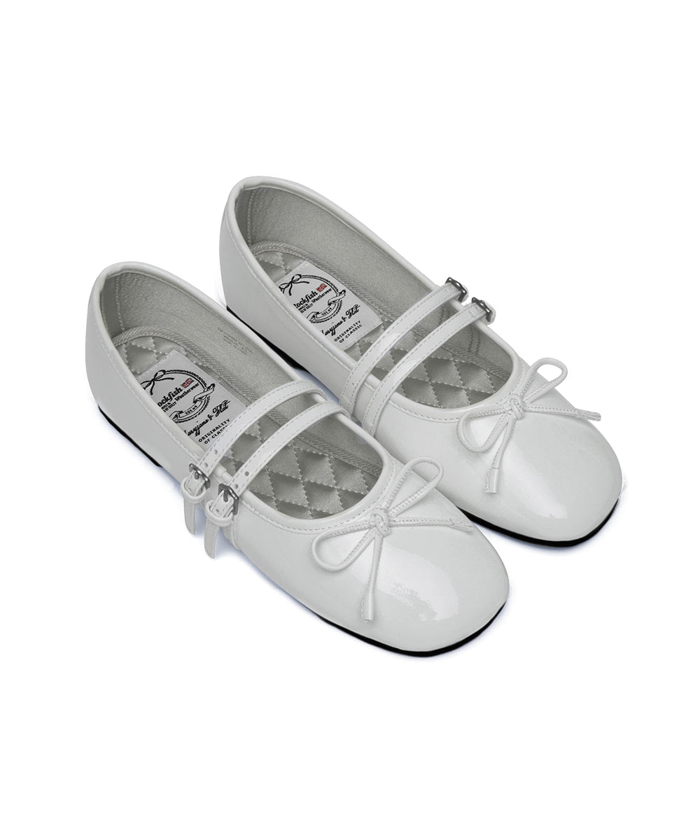Rockfish Weatherwear SQUARE TOE TWO STRAP MARYJANES (ENAMEL) Rockfish Weatherwear  DKshop