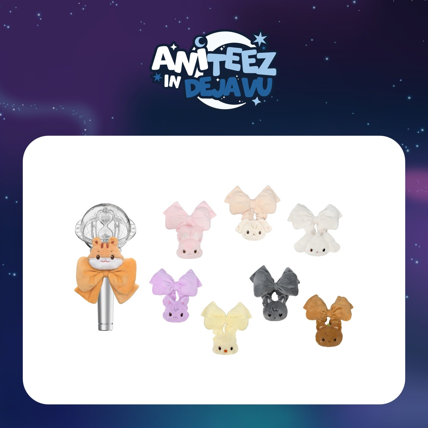 [PRE-ORDER] ATEEZ - [ANITEEZ IN DEJAVU] TINY LIGHT STICK SCRUNCHIE ATEEZ  DKshop