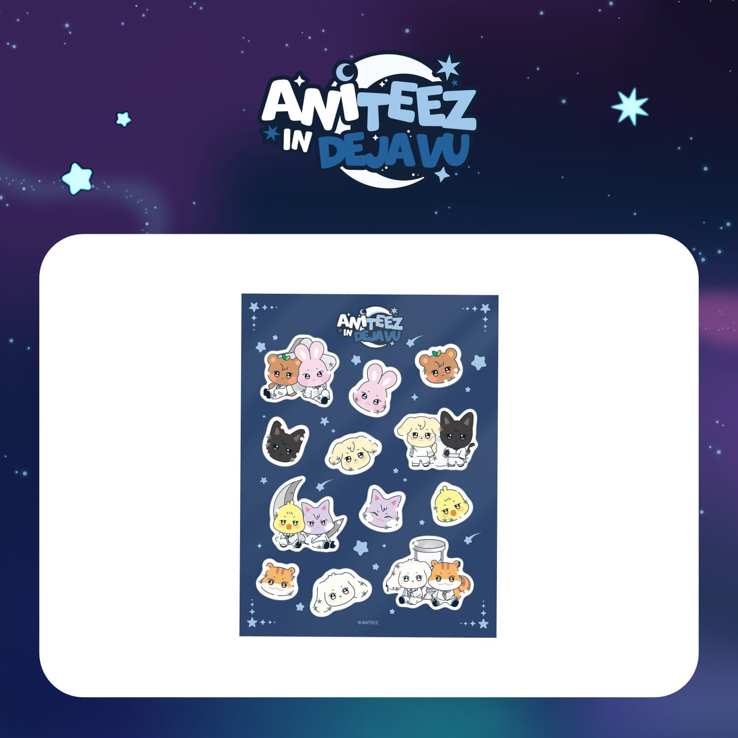 [PRE-ORDER] ATEEZ - [ANITEEZ IN DEJAVU] WATER 3D STICKER ATEEZ  DKshop