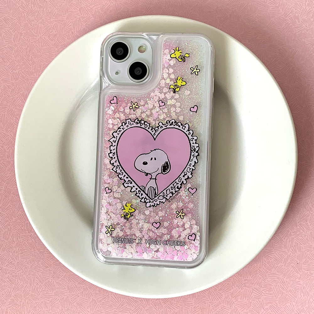 HIGH CHEEKS PEANUTS glitter Phonecase