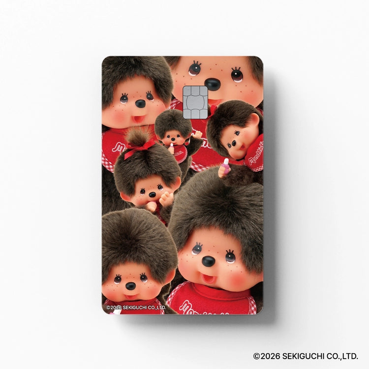 [Gosty X Monchhichi] Card Covers Stickers 12 types Gosty  DKshop