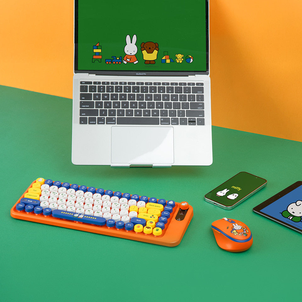 ROYCHE Miffy Wireless Multi-Pairing Keyboard & Mouse Combo ROYCHE  DKshop