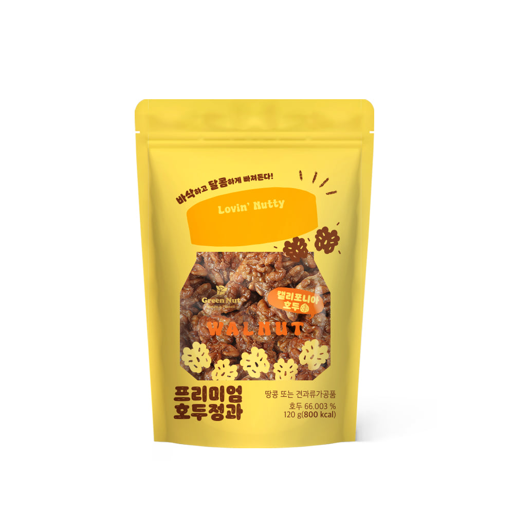 [DKinNY] PREMIUM CANDIED WALNUT 120g GOOD BODAM  DKshop