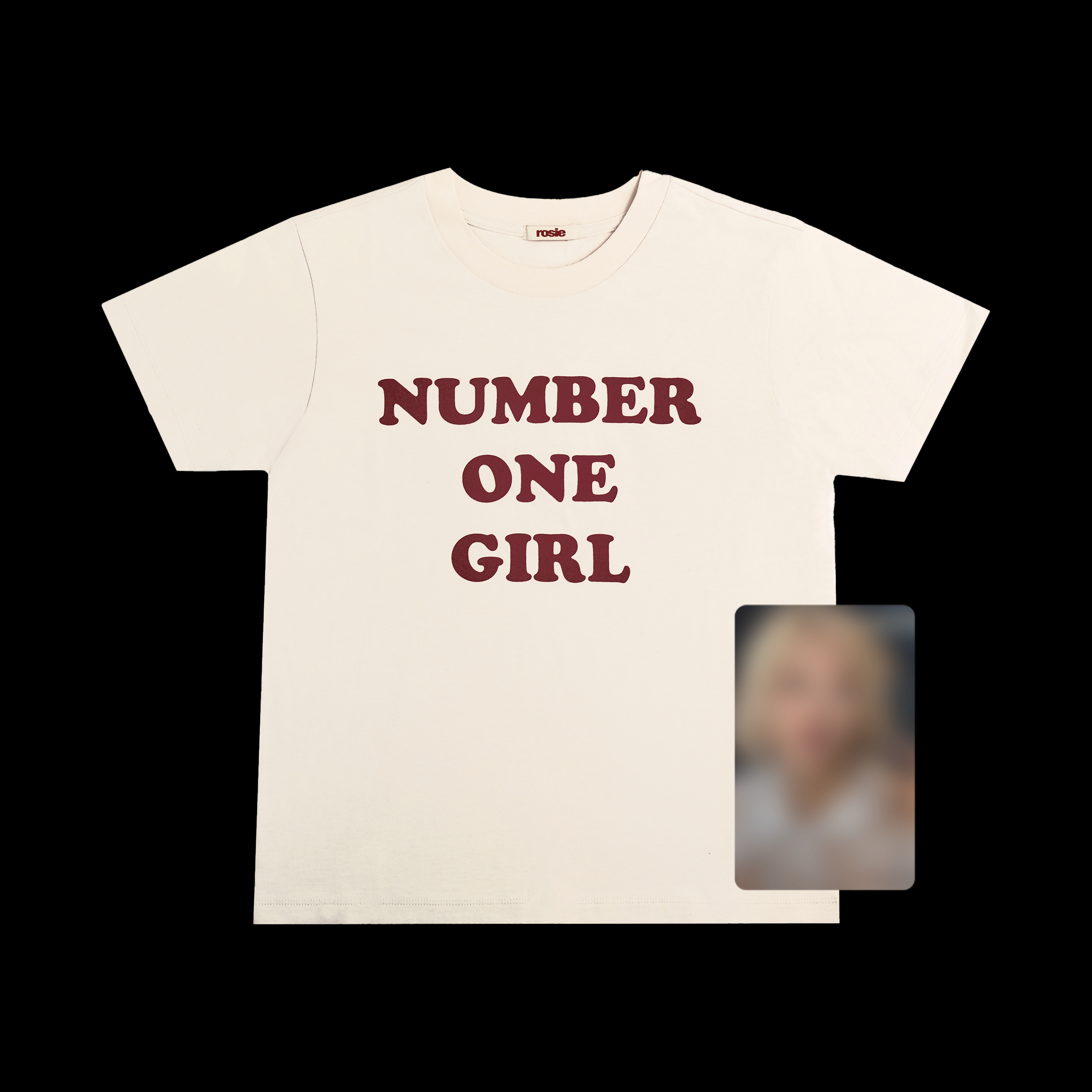 ロゼ tシャツ NUMBER ONE GIRL フリー ロゴtシャツ ロゼ tシャツ ロゼ tシャツ NUMBER ONE GIRL フリー ロゴtシャツ ロゼ tシャツ