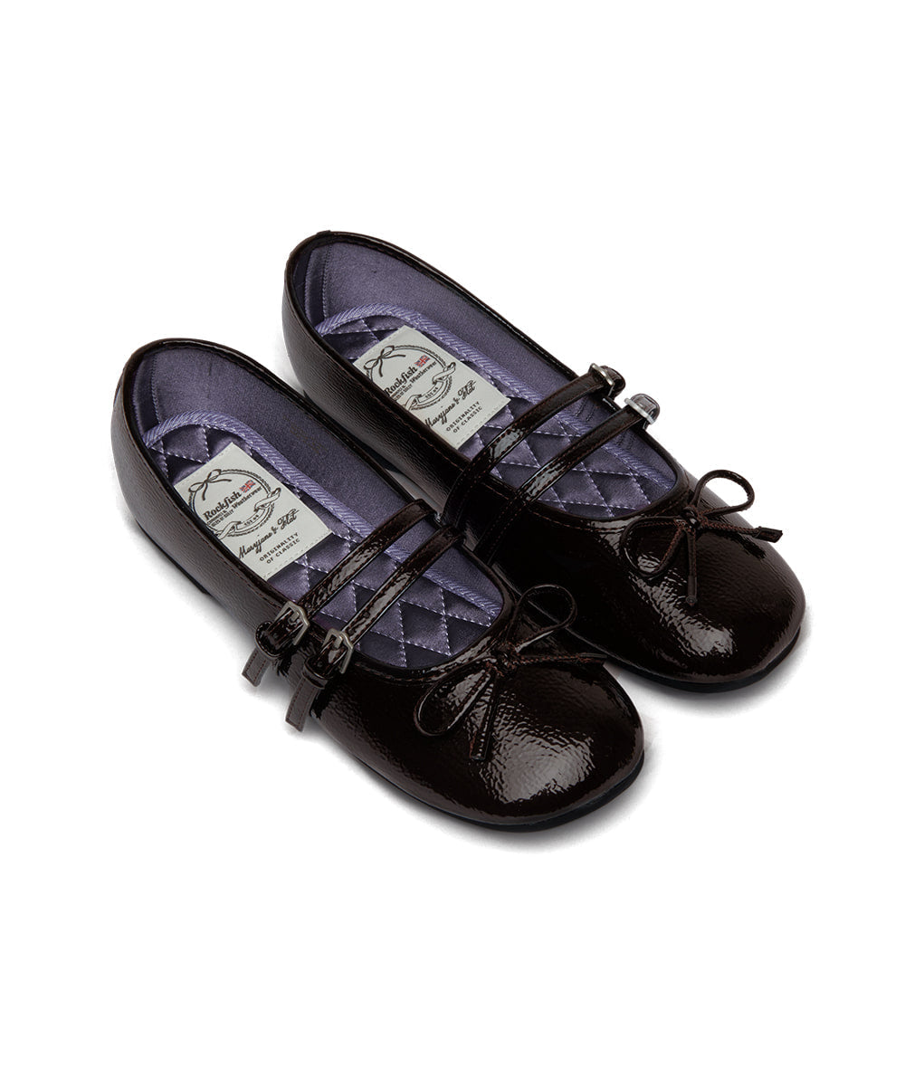 Rockfish Weatherwear SQUARE TOE TWO STRAP MARYJANES (ENAMEL) Rockfish Weatherwear  DKshop