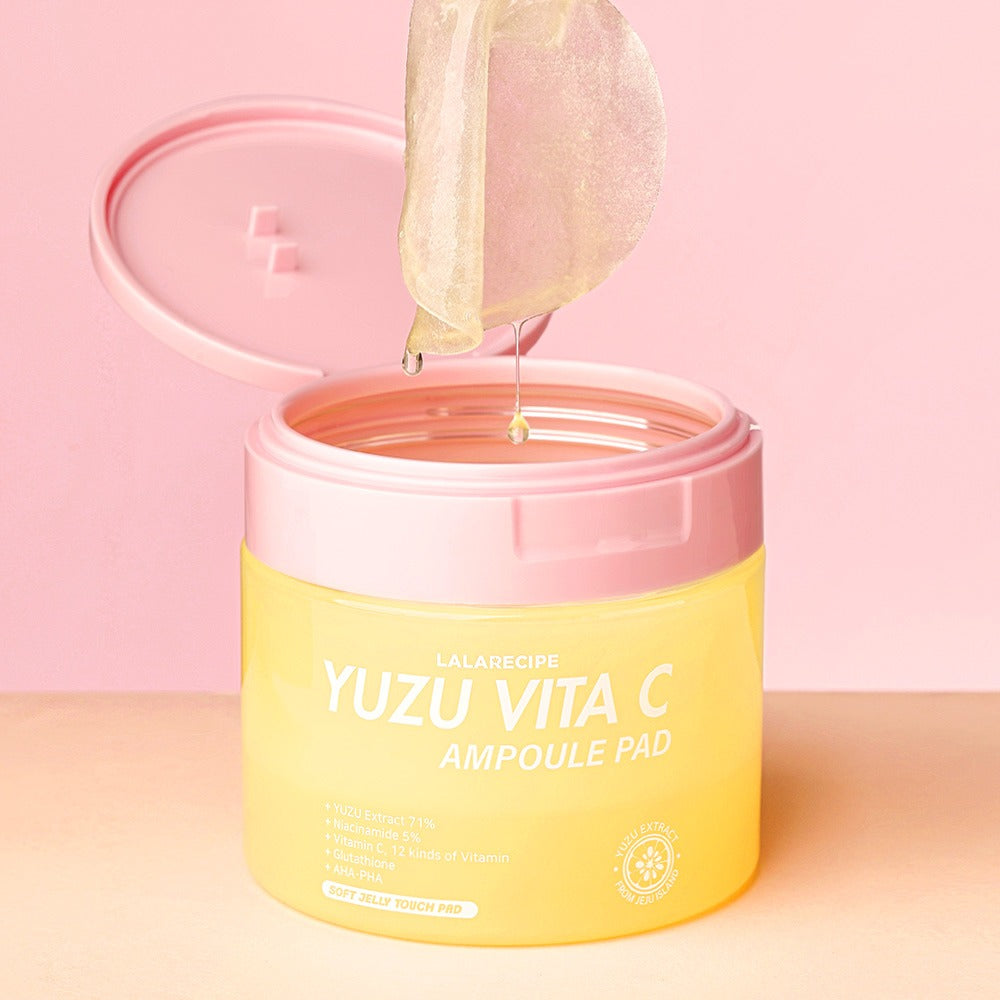 LALARECIPE YUZU VITA C AMPOULE PAD LALARECIPE  DKshop